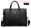 Image of New Double Layers Men's Leather Business Briefcase Casual Man Shoulder Bag Messenger Bag Male Laptops Handbags Men Travel Bags Shopping