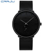 Image of CRRJU Sports Mens slim Watches Top Brand Luxury Waterproof Sport Watch Men Ultra Thin Dial Quartz Watch Casual Relogio Masculino Shopping