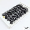 Image of 5/8 Pairs 3D Mink Lashes 25mm Dramatic Volume Eyelashes Mink Natural Long Silk Eyelashes Beauty Makeup Eyelash Extension Tool Shopping