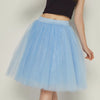 Image of Quality 5 Layers Fashion Tulle Skirt Pleated TUTU Skirts Womens Lolita Petticoat Bridesmaids Midi Skirt Jupe Saias faldas Shopping