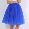 Image of Quality 5 Layers Fashion Tulle Skirt Pleated TUTU Skirts Womens Lolita Petticoat Bridesmaids Midi Skirt Jupe Saias faldas Shopping