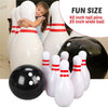 Image of Giant Inflatable Bowling Set For Kids Adults Outdoor Sports Toys Family Lawn Yard Games Parent Child Interactive Game Shopping