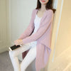 Image of 2023 Long Cardigan Women Sweater Autumn Winter Bat Sleeve Knitted Sweater Femme Jacket Loose Ladies Sweaters Cardigans New Shopping