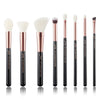 Image of Jessup Makeup Brushes 8pcs Makeup Brushes set Natural-synthetic Foundation Powder Highlighter Blush Eyeshadow Eyeliner Shopping