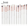 Image of Jessup Professional Makeup Brushes Set 15pcs Make up Brush Pearl White/Silver Tools kit Eye Liner Shader natural-synthetic hair Shopping