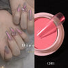 Image of 1g/box Transparent Holo Nail Glitter Mirror Aurora Neon Powders Dust Chameleon Nail Art Chrome Pigment Dipping Powder Decoration Shopping