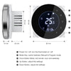 Image of Smart WiFi Touch Thermostat Temperature Wireless Controller For Water/Electric Floor Heating Water/Gas Boiler Works Google Home - Shopping