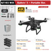 Image of KF103 Max Drone GPS 5G WiFi 3-Axis Gimbal Anti-Shake With 4K HD Camera X35 Update KF103 MAX Professional RC Brushless Quadcopter Shopping