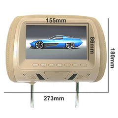 Universal 7 Inch Car Headrest Monitor Rear Seat Entertainment Multi-media Player LCD display HD digital screen Car Player