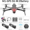 Image of 2021 M1 Pro 2 drone 4k HD mechanical 2-Axis gimbal camera gps system supports TF card rc drones gift toys distance 1.6km Shopping