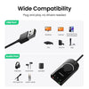 Image of UGREEN Sound Card USB Audio Interface External 3.5mm Microphone Audio Adapter Soundcard for PC Laptop PS4 Headset USB Sound Card Shopping