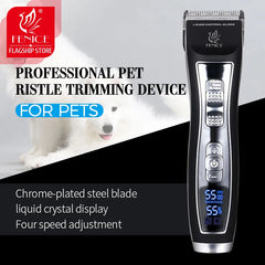 Fenice Electrical Pet Clipper Machine Grooming Kit Rechargeable Pet Cat Dog Hair Trimmer Shaver Set Animals Hair Cutting Shopping