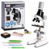 Image of Zoom Children Microscope Biology Lab LED 1200x School Science Experiment Kit Education Scientific Toys Gifts For Kids Scientist Shopping