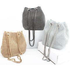 SEKUSA clutch evening bag luxury women bag shoulder handbags diamond bags lady wedding party pouch small bag satin totes bolsa f Shopping