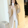 Image of 2023 Long Cardigan Women Sweater Autumn Winter Bat Sleeve Knitted Sweater Femme Jacket Loose Ladies Sweaters Cardigans New Shopping