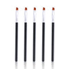 Image of Happy Makeup 5Pcs Black Eyebrow Inclined Flat Angled Brush Eyeliner Eyeshadow Eye Brow Makeup Tool Professional Women Cosmetic Shopping