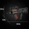 Image of Cada 1504pcs Military Weapon Electric Groza Assault Rifle Model Building Blocks MOC Gun Bricks Toys for Boys Shopping