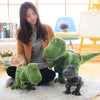 Image of 1pc 40-100cm New Dinosaur Plush Toys Cartoon Tyrannosaurus Cute Stuffed Dolls for Kids Children Boys Birthday Gift Shopping