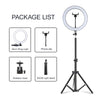 Image of Photo Lights 26cm/10in Circle Ring Light Dimmable Luces LED Selfie USB Plug Lamp For Tiktok Video Studio Light With Tripod Stand Shopping