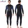 Image of Full-body Men 3mm Neoprene Wetsuit Surfing Swimming Diving Suit Triathlon Wet Suit for Cold Water Scuba Snorkeling Spearfishing Shopping