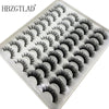 Image of 20 Pairs 18-25 mm 3d Mink Lashes Bulk Faux Thick Long Wispy Natural Mink Lashes Pack Short Wholesales Natural False Eyelashes Shopping