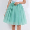 Image of Quality 5 Layers Fashion Tulle Skirt Pleated TUTU Skirts Womens Lolita Petticoat Bridesmaids Midi Skirt Jupe Saias faldas Shopping