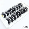 Image of 5/8 Pairs 3D Mink Lashes 25mm Dramatic Volume Eyelashes Mink Natural Long Silk Eyelashes Beauty Makeup Eyelash Extension Tool Shopping