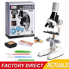 Image of Zoom Children Microscope Biology Lab LED 1200x School Science Experiment Kit Education Scientific Toys Gifts For Kids Scientist Shopping