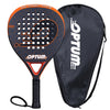 Image of OPTUM ELITE Carbon Fiber Tennis Padel Racket Pop Tennis Paddle Raquete Padel Shovel Padel Pala with Cover Bag Shopping