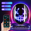 Image of Bluetooth RGB LED Face Transforming Mask Lighting Up Party Programmable For Costumes Cosplay Masquerade Props Christmas Gift Shopping