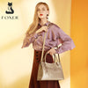 Image of FOXER Women Crossbody Shoulder Bag Female Split Leather Handbag Fashion Lady Tote High Capacity Top Handle All-match Office Bags Shopping