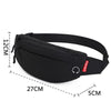 Image of TINYAT Men Waist Bag Pack Purse Casual Large Phone Belt Bag Pouch Women's Canvas Travel Phone Bag Fanny Banana Bag Hip 4 Pockets Shopping