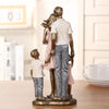 Image of Weekend Family Statue Handmade Household Love Sculpture Home Mother Decor Father Ornament Childhood Memory Craft Gift for Kids Shopping