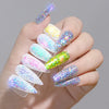 Image of 12pcs/set Nail Glitter Powder Dust Iridescent Flakes Sequins Gold Silver Super Shining Paillette Nail Art Manicure Decorations Shopping