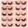 Image of FOXESJI Lashes Mink Eyelashes 3D Handmade Fluffy Dramatic Volume Thick Mink Lashes False Eyelashes Cruelty free Eyelash Makeup Shopping