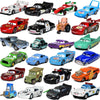 Image of Cars Disney Pixar Cars 2 3 Toy Lightning McQueen Mater Sheriff Alloy Metal Model Car 1:55 Metal Toys Vehicles Boy Children Gifts Shopping