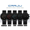 Image of CRRJU Mens Watches Luxury Sport Wrist Watch Unique Design Stainless Steel Auto Date Mesh Strap Men Fashion Casual Quartz Watches Shopping