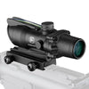 Image of Fire Wolf 4X32 Tactical RifleScope Real Fiber Green Red Dot Illuminated Etched Reticle Optical sight Crossbow for hunting Shopping