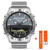 Image of Men Dive Sports Digital watch Mens Watches Military Army Luxury Full Steel Business Waterproof 200m Altimeter Compass NORTH EDGE Shopping