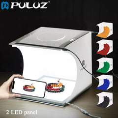 PULUZ 8.7 inch Portable Lightbox Photo Studio Box Tabletop Shooting Light Box Tent Photography Box Softbox Set for Items Display Shopping