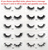 Image of 30/40/100/pairs Visofree Mink Eyelashes with Tray No Box Handmade Natural False Eyelashes Full Strip Lashes Reusable Long lashes Shopping