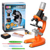 Image of Zoom Children Microscope Biology Lab LED 1200x School Science Experiment Kit Education Scientific Toys Gifts For Kids Scientist Shopping