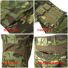 Image of HAN WILD Hunting Suit Camouflage Tactical Shirts Army Combat Uniform Airsoft Paintball Multicam Cargo Pant T-shirts with 4 Pads Shopping