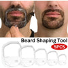 Image of Men Beard Shaping Tool Styling Stencil Guide Template Comb Men's Beards Combs Beauty Tool for Hair Beard Trim Templates Shopping