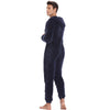 Image of Men Winter Warm Teddy Fleece Stitch Onesie Fluffy Sleepwear One Piece Sleep Lounge Pajama Jumpsuits Hooded Onesies For Adult Men Shopping