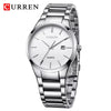 Image of CURREN Top Brand Luxury Fashion Simple Men Watches Slim Steel Strap Waterproof Watch for Man Quartz Business Watch Clock 8106 Shopping