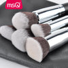 Image of MSQ Professional 15pcs Makeup Brushes Set Powder Foundation Eyeshadow Make Up Brush Kit Cosmetics Synthetic Hair PU Leather Case Shopping