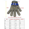 Image of Anti-cut Gloves Safety Cut Proof Stab Resistant Stainless Steel Wire Metal Mesh Butcher Protect Meat Cut-Resistant Gloves ANSIA5 Shopping