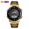 Image of SKMEI Watch Men's Watch Fashion Sport Watches Stainless Steel Strap Mens Watches Stopwatch Chronograph Waterproof Wristwatch Men Shopping