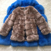 Image of ZADORIN New Luxury Splicing Long Faux Fur Coat Women Thick Warm Winter Fashion Fluffy Faux Fur Jacket Coats for Women Outerwear Shopping